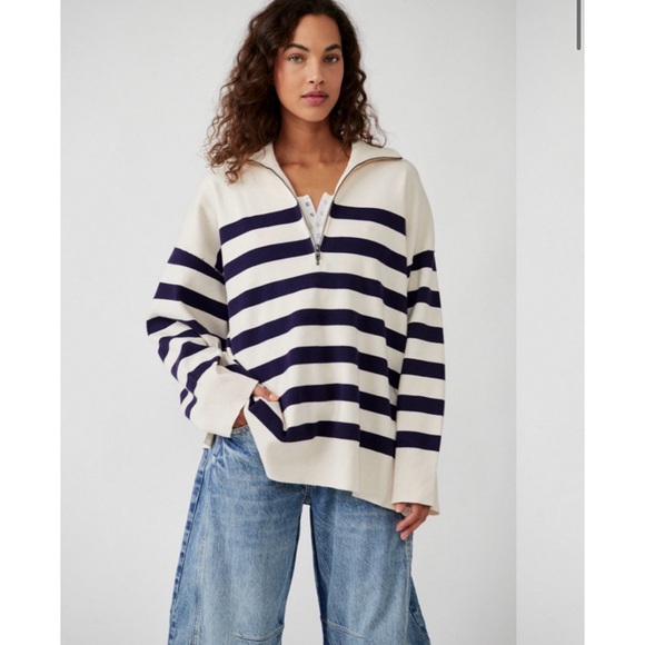 Free People Tops - Coastal Stripe Pullover
